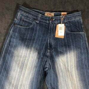 Vintage Y2K PJ Mark Baggy Jeans Faded Wide Leg Hip Hop Pants New With Tags